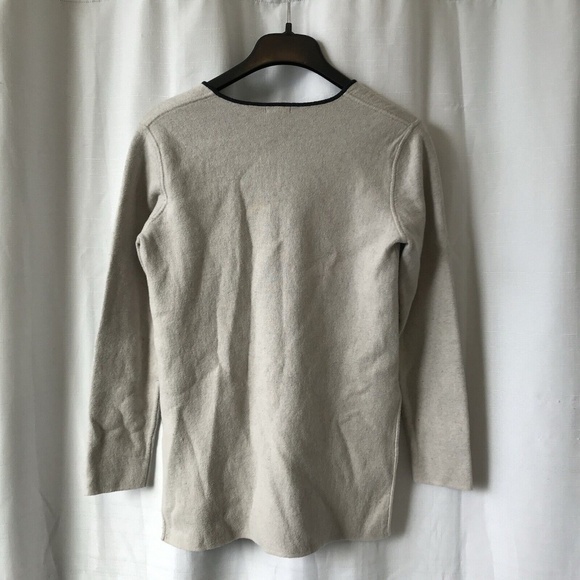 Jigsaw Cashmere Sweater Size Small Light Gray - Picture 8 of 13